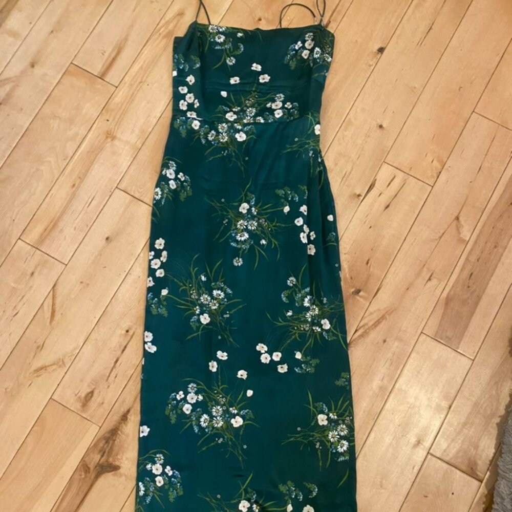 Reformation Frankie Silk dress - size small, worn once